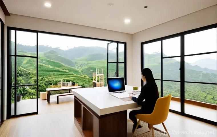건축기사와 중소형 건축 프로젝트 - **Prompt for a green and smart Vietnamese home:**
    "An exterior wide shot of a contemporary, eco-...