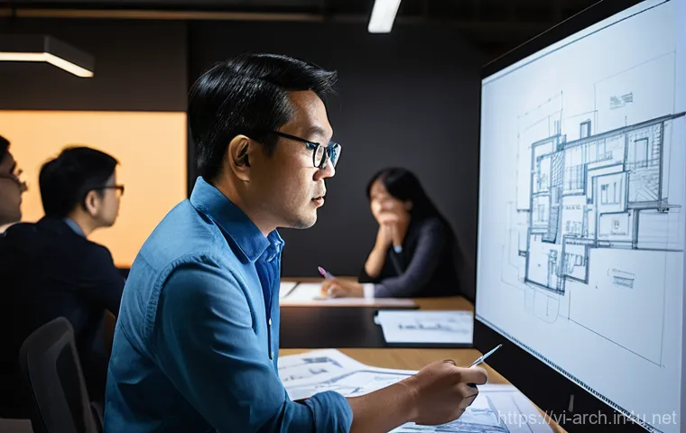 건축분야에서 요구되는 소프트 스킬 - **Prompt 1: "The Art of Persuasive Communication in Architecture"**
    A bright, modern meeting roo...
