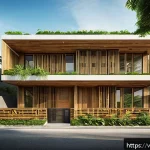 Home 22 건축사로서의 윤리적 책임 - A modern sustainable residential building in Da Nang, Vietnam, showcasing eco-friendly architecture ...