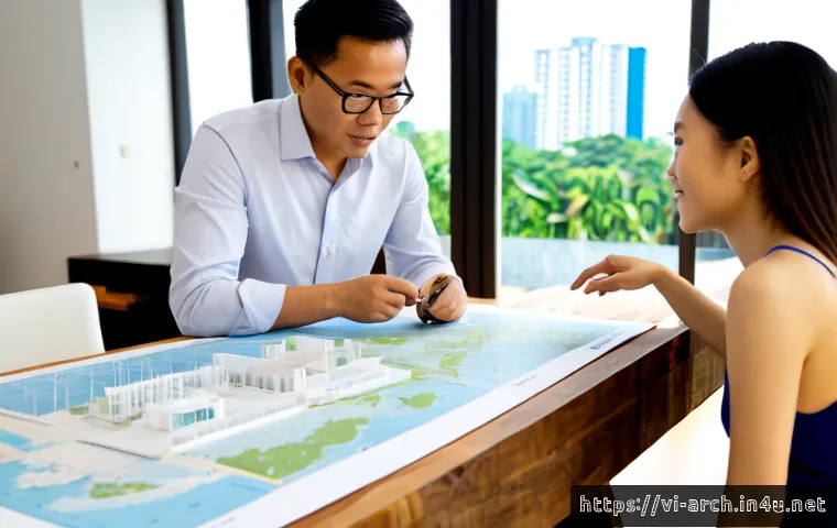 Home 17 건축사로서의 기업 창업 이야기 - Photorealistic Vietnamese architect entrepreneur in a bright modern studio in Ho Chi Minh City, revi...